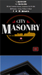 Mobile Screenshot of citymasonry.ca